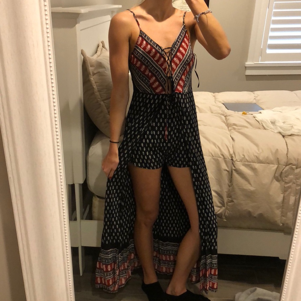 LF Romper with dress in the back